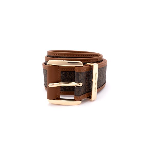 8425 Women's 1.75 Inch Logo Belt With Grommets Stylish Fashion Accessory